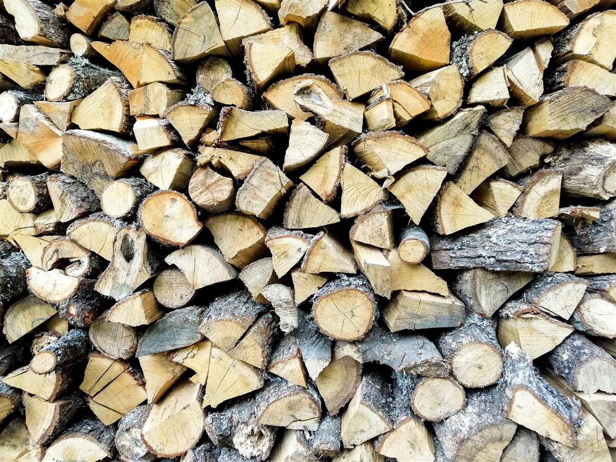 Fototapeta odpadové drevené bloky