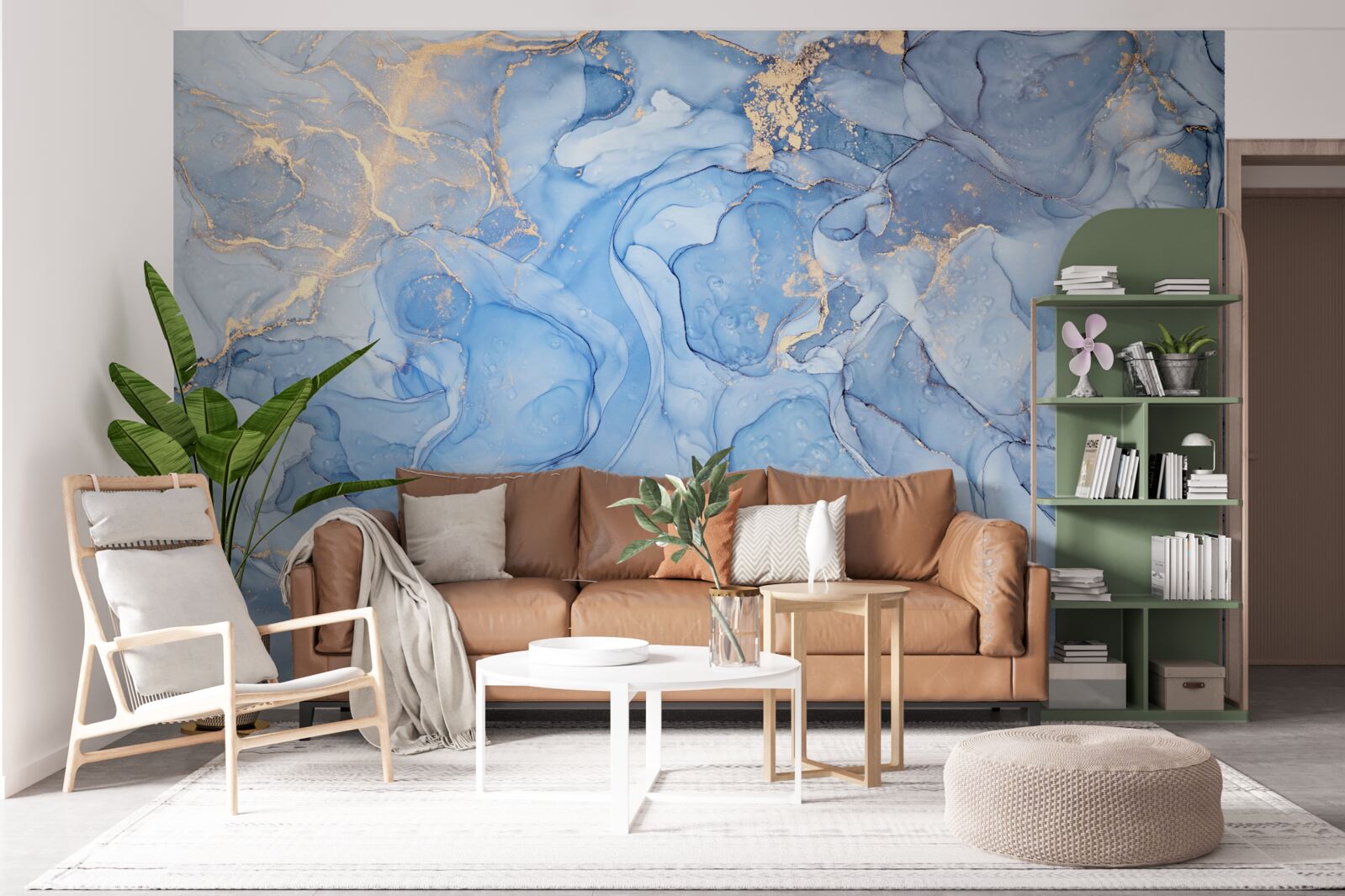 Fototapeta exkluzívne modré pozadie