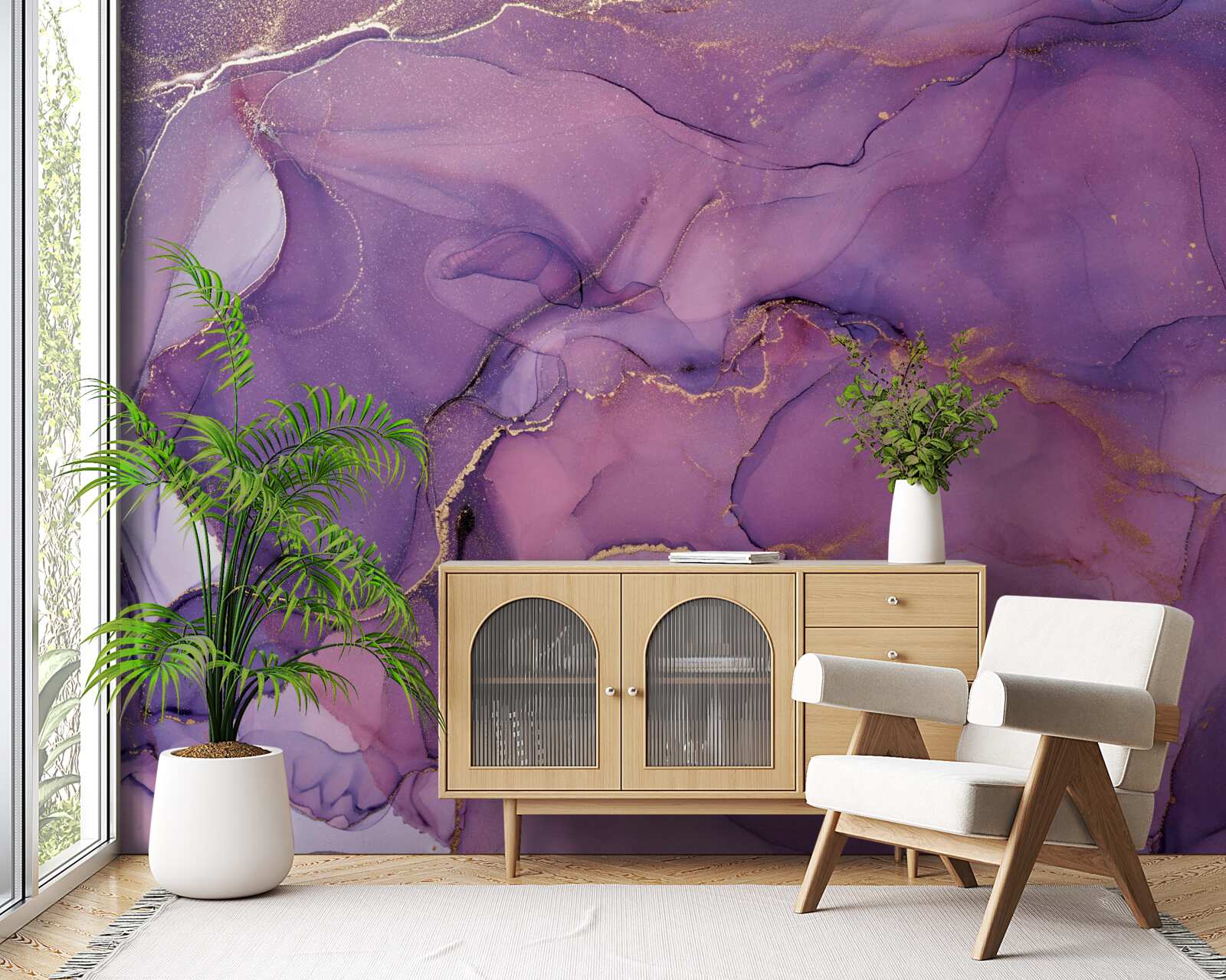 Fototapeta krásne fialové odlesky