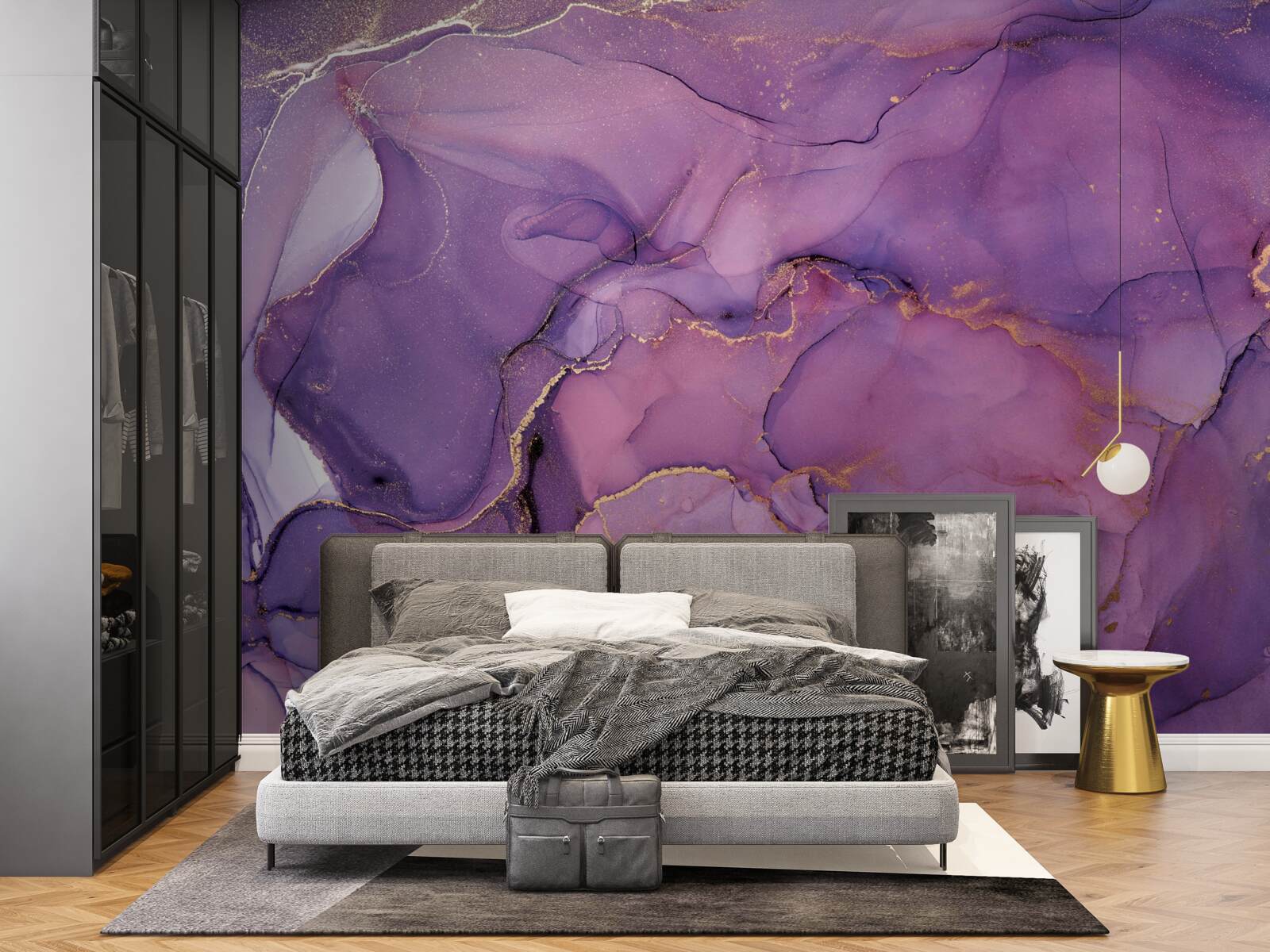 Fototapeta krásne fialové odlesky