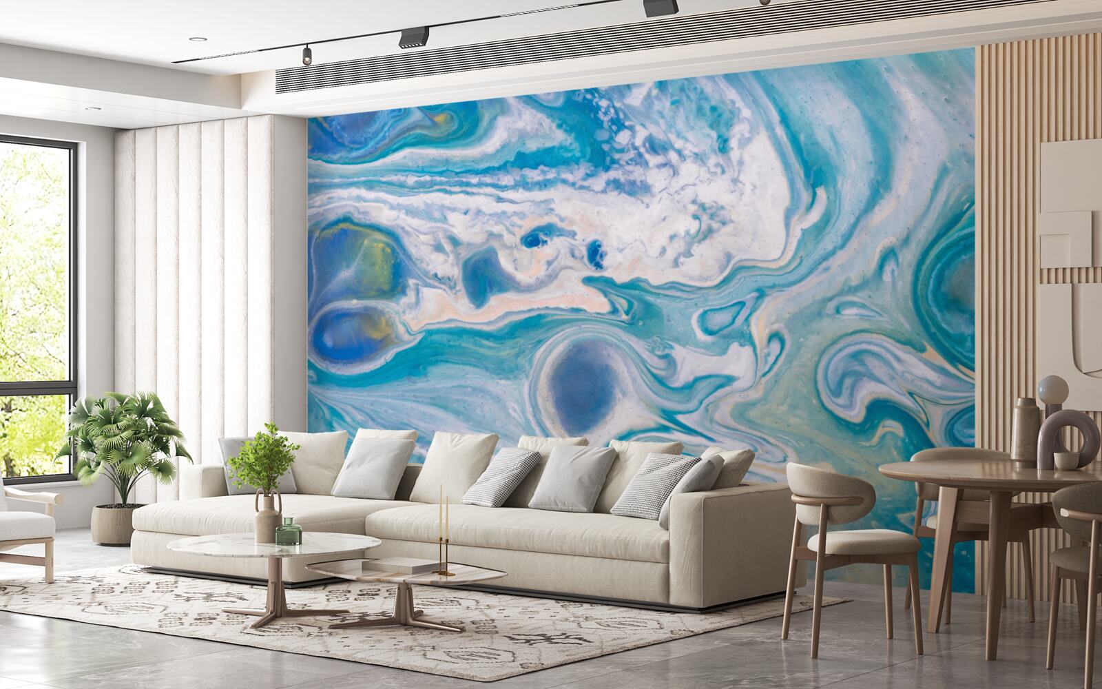 Fototapeta modrá epoxidová živica