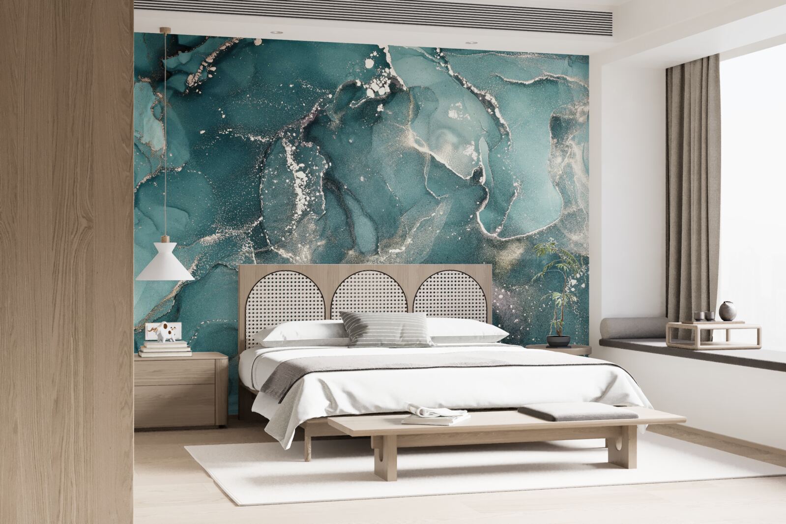 Fototapeta zelená kvapalina s tmavým odtieňom