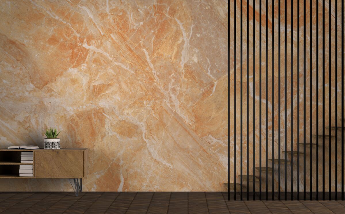 Fototapeta ónyxové pozadie v odtieňoch oranžovej