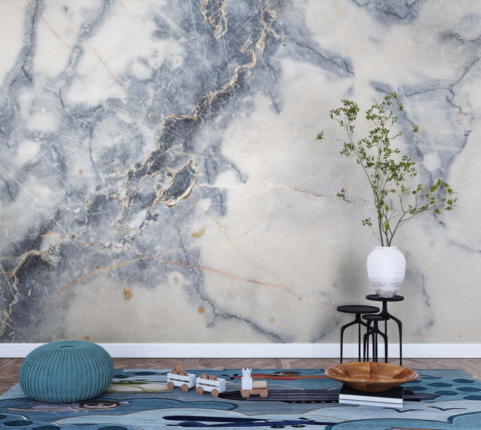 Fototapeta pozadie je sivý mramor