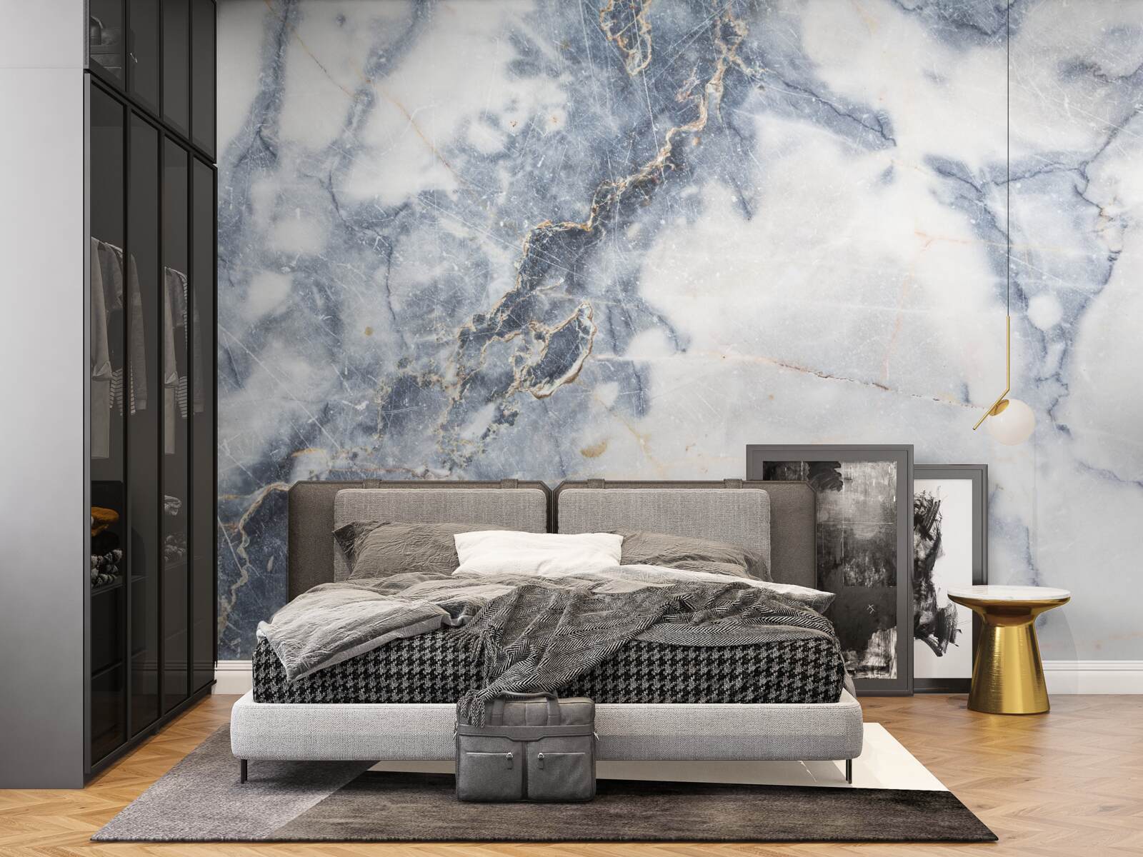 Fototapeta pozadie je sivý mramor