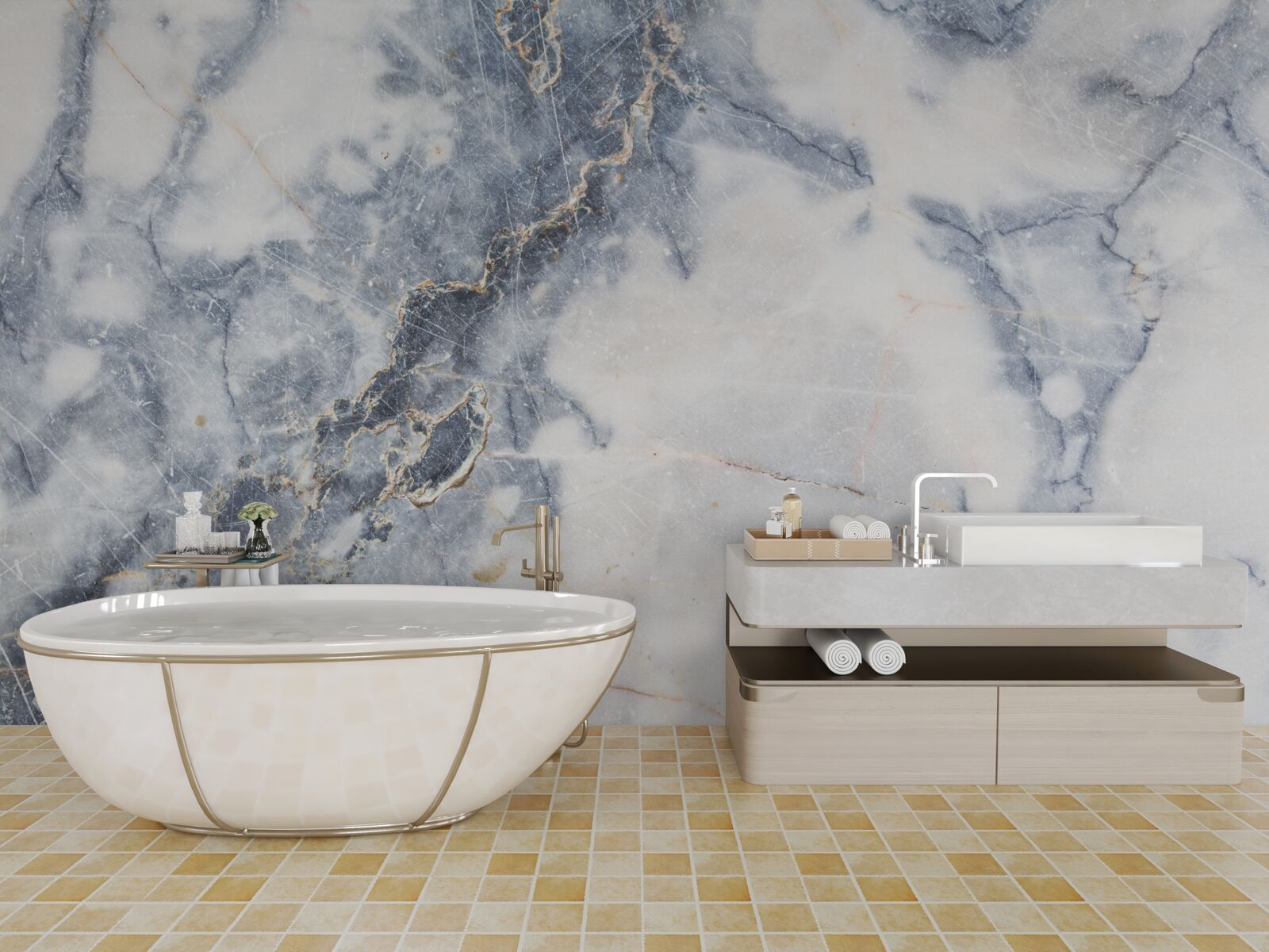 Fototapeta pozadie je sivý mramor