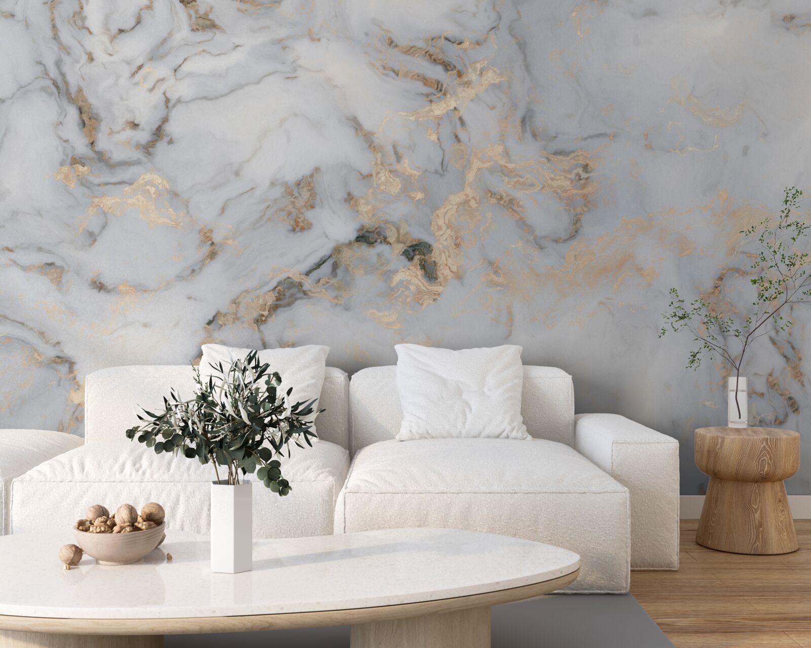 Fototapeta mramor s malachitovým akcentom