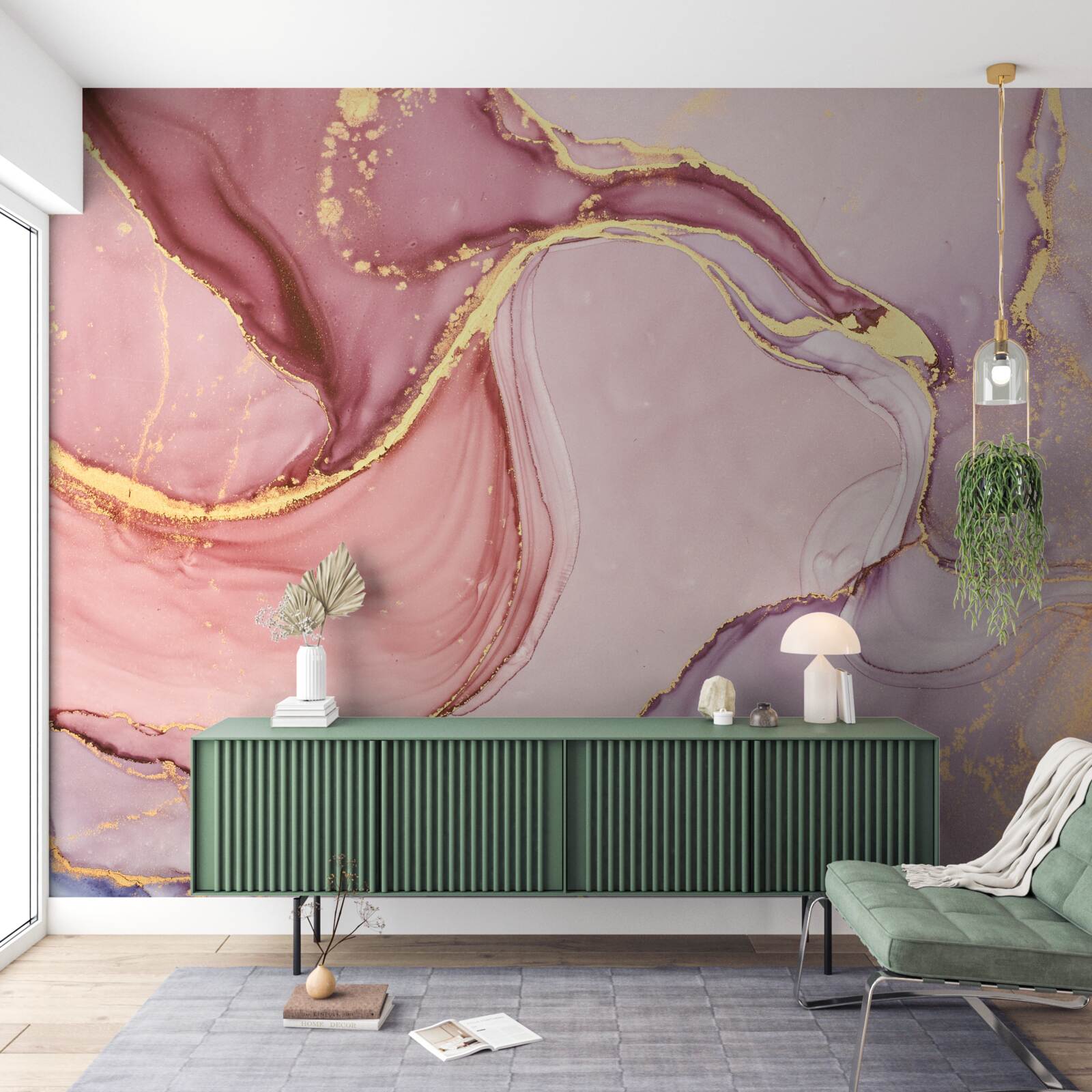 Fototapeta jemná tekutina v odtieni ružovofialovej