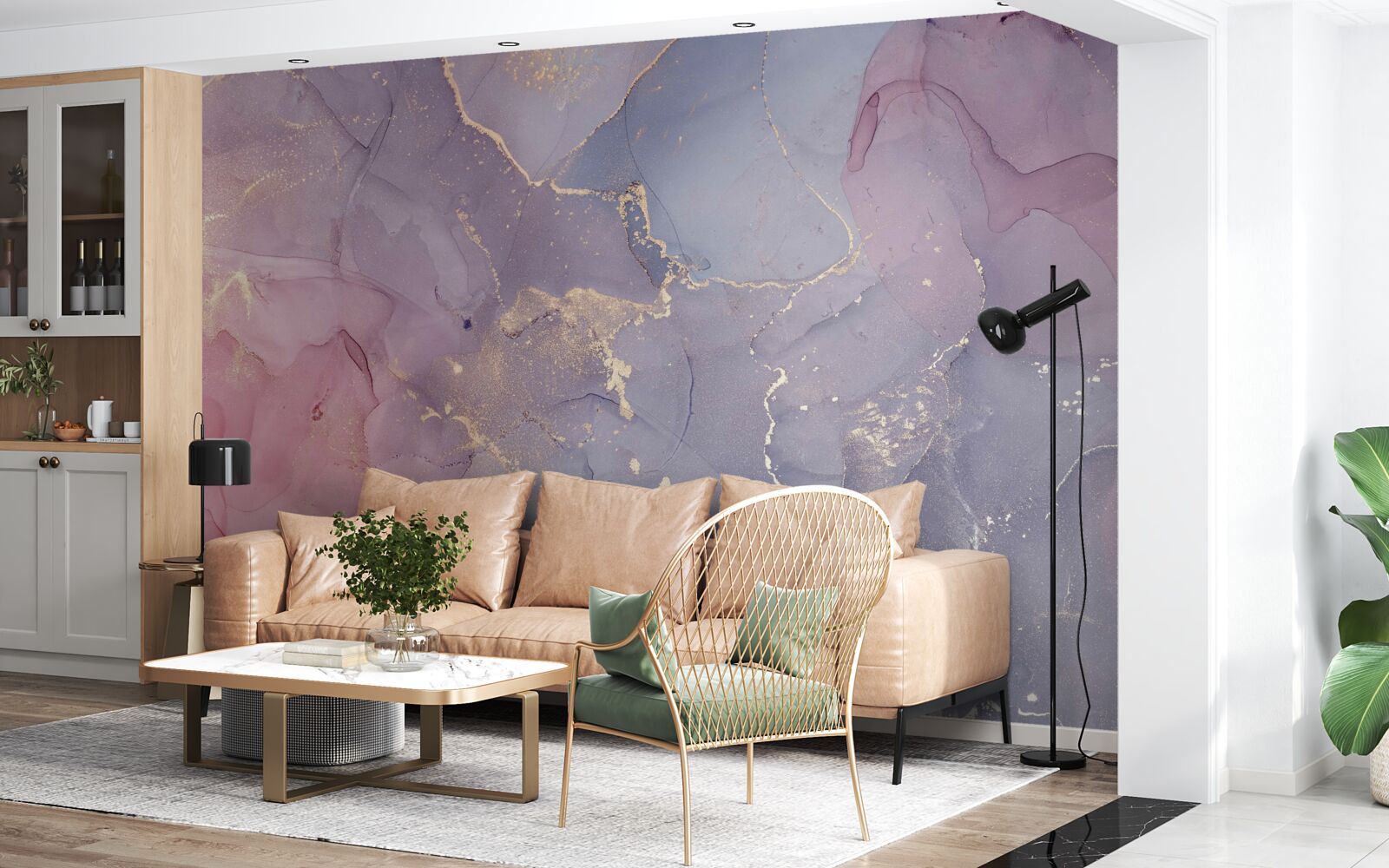 Fototapeta pozadie v pastelových farbách vyrobené z akrylu