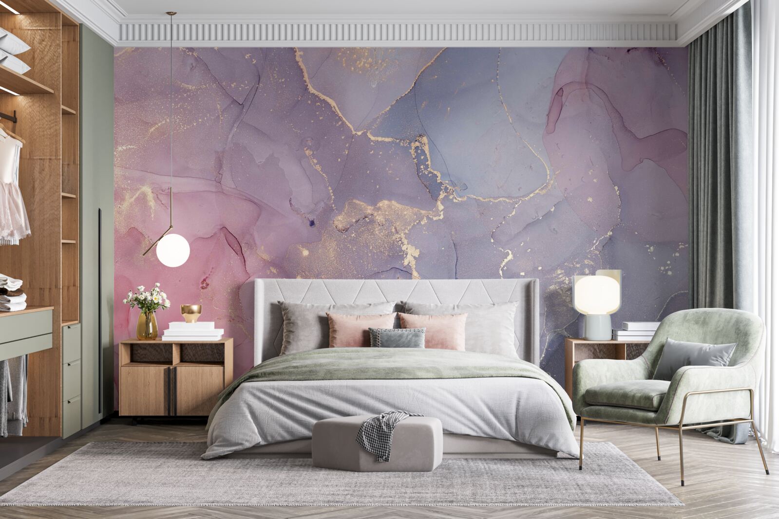 Fototapeta pozadie v pastelových farbách vyrobené z akrylu