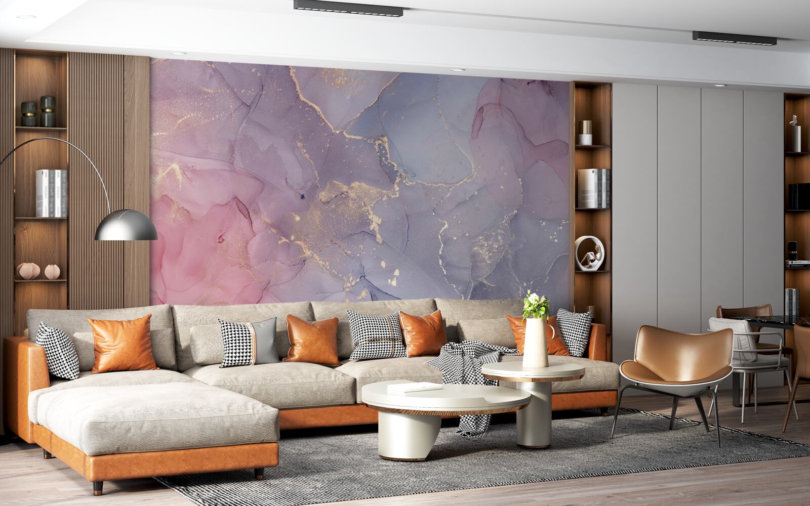 Fototapeta pozadie v pastelových farbách vyrobené z akrylu