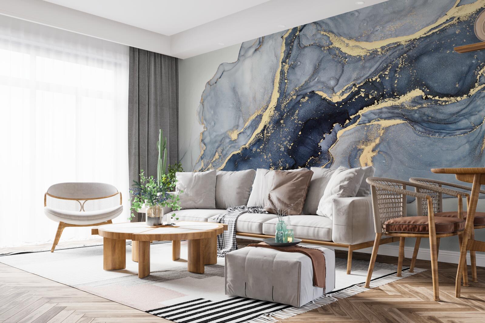 Fototapeta vzrušenie z indigovej farby