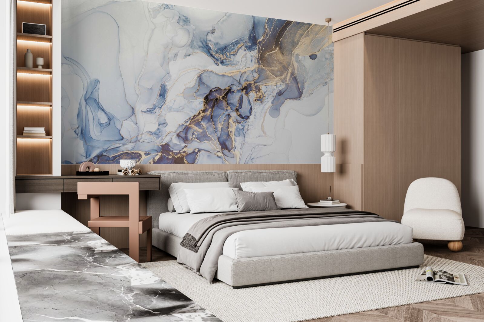 Fototapeta mramorové pozadie oblohy