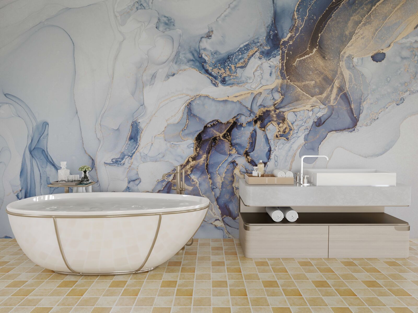 Fototapeta mramorové pozadie oblohy