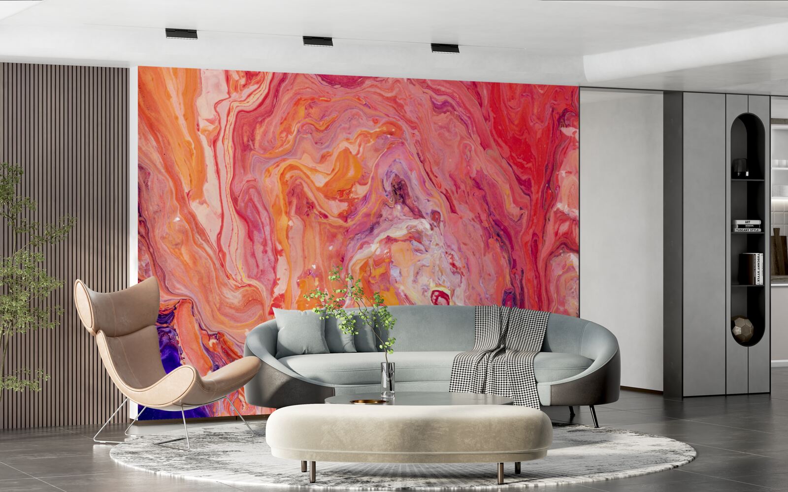 Fototapeta farebné gradientné toky