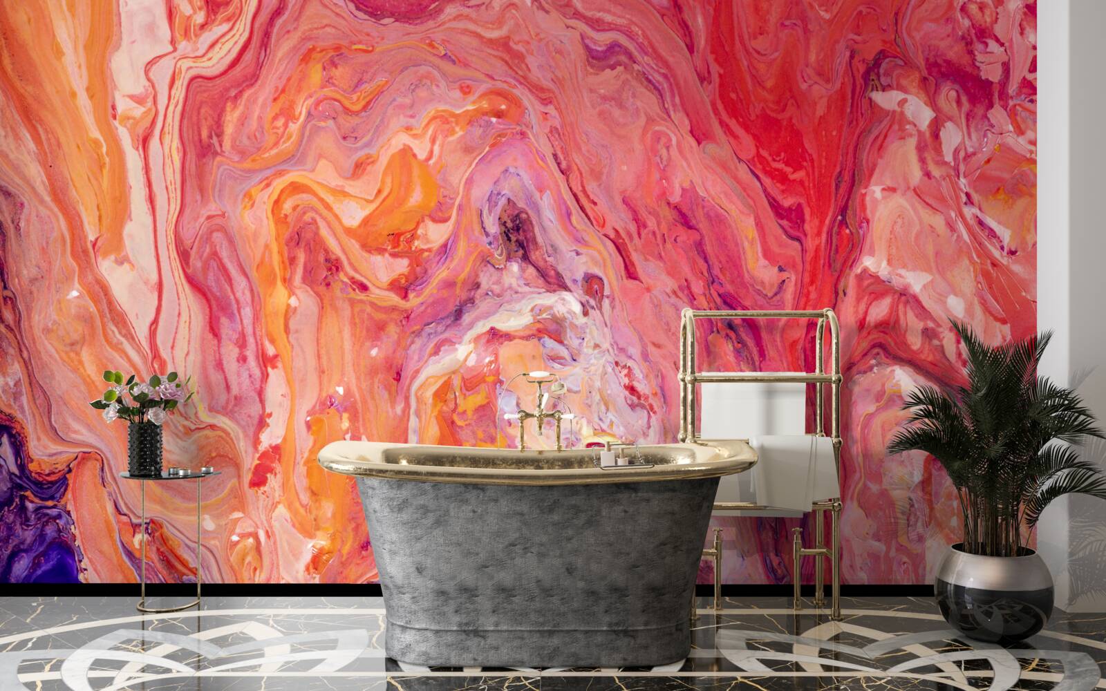 Fototapeta farebné gradientné toky