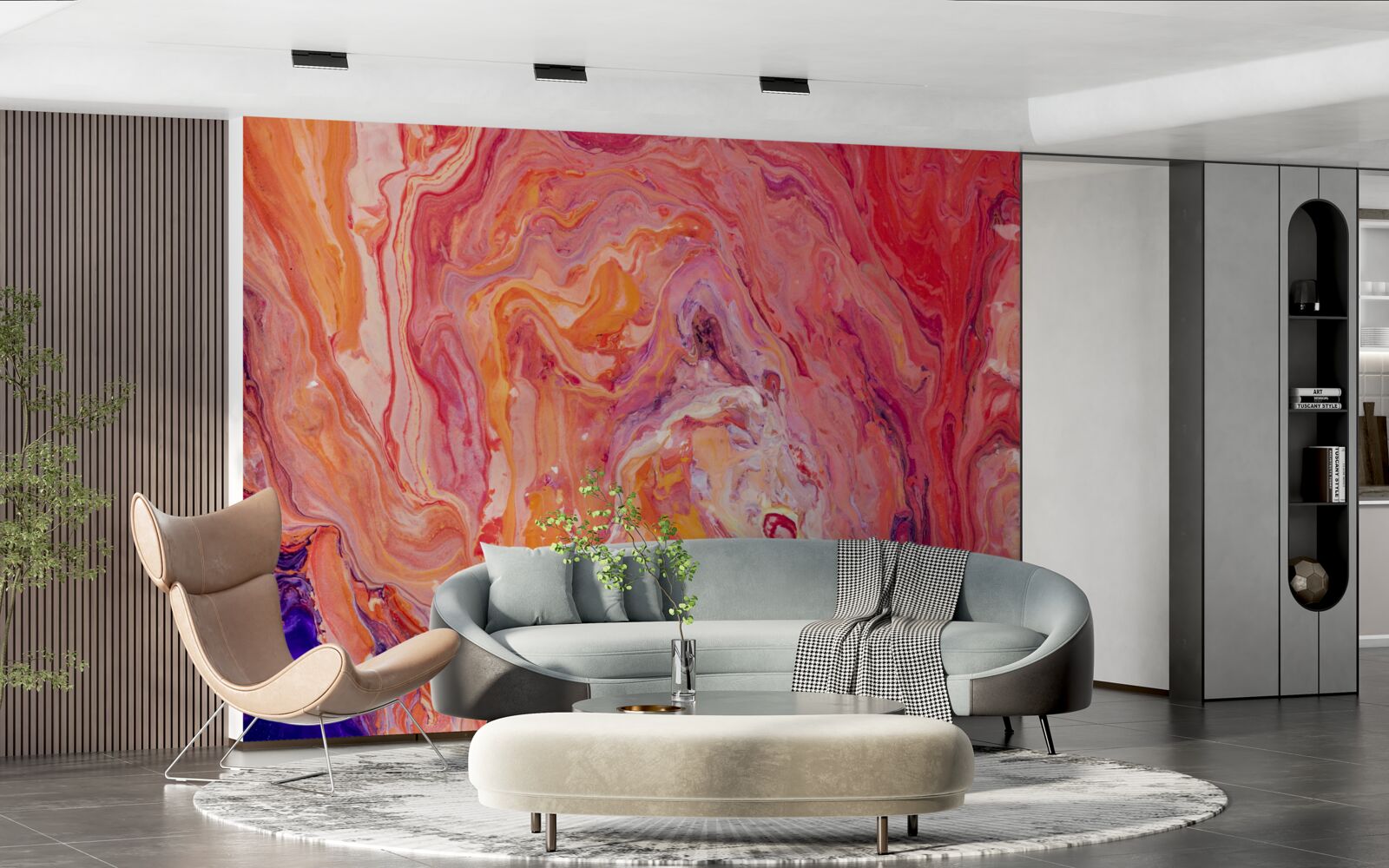 Fototapeta farebné gradientné toky