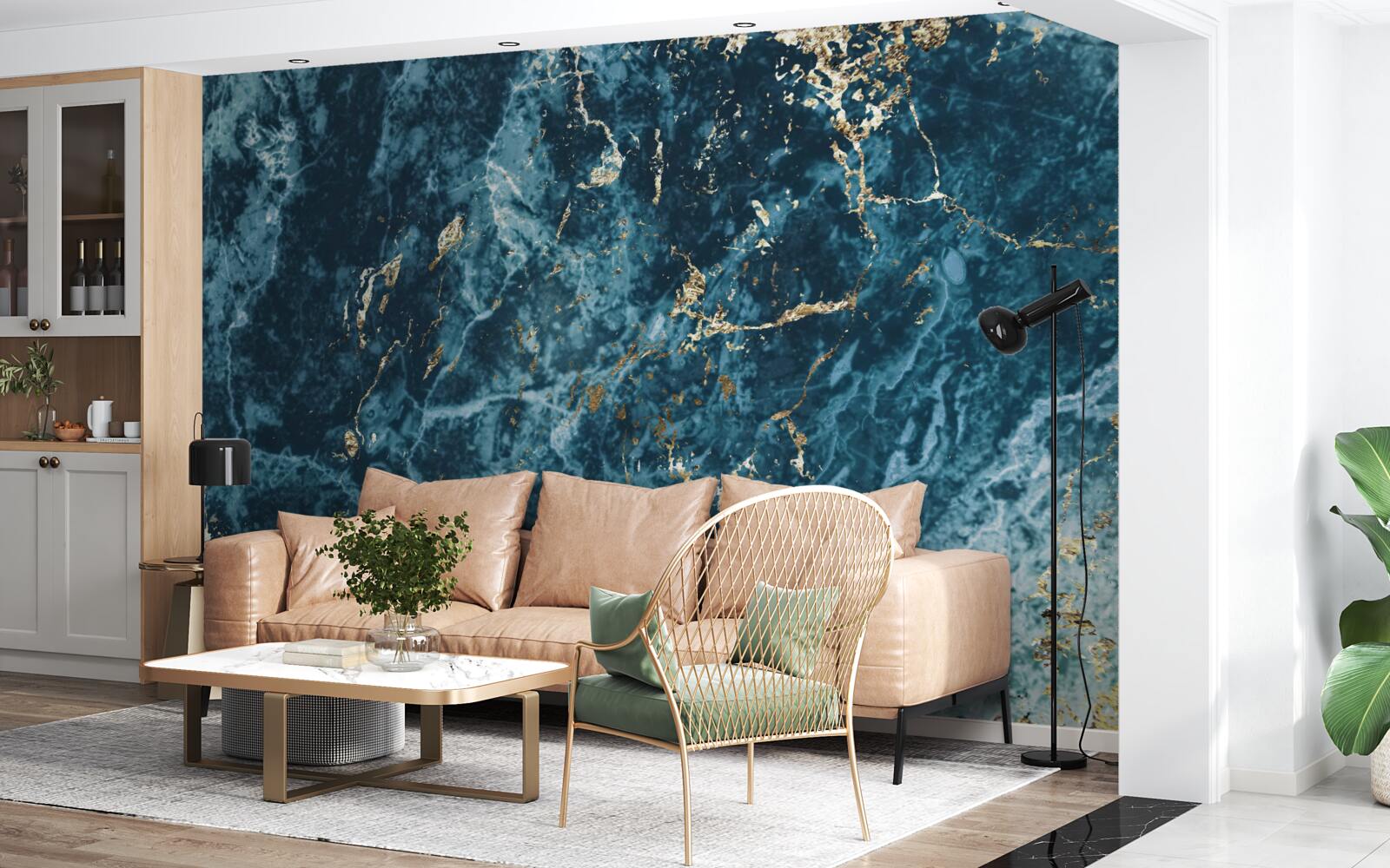 Fototapeta abstraktné pozadie malachitu