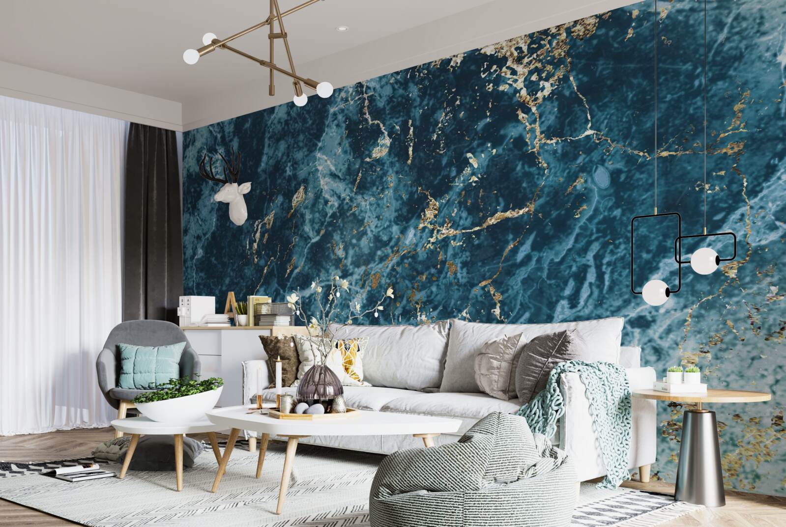 Fototapeta abstraktné pozadie malachitu