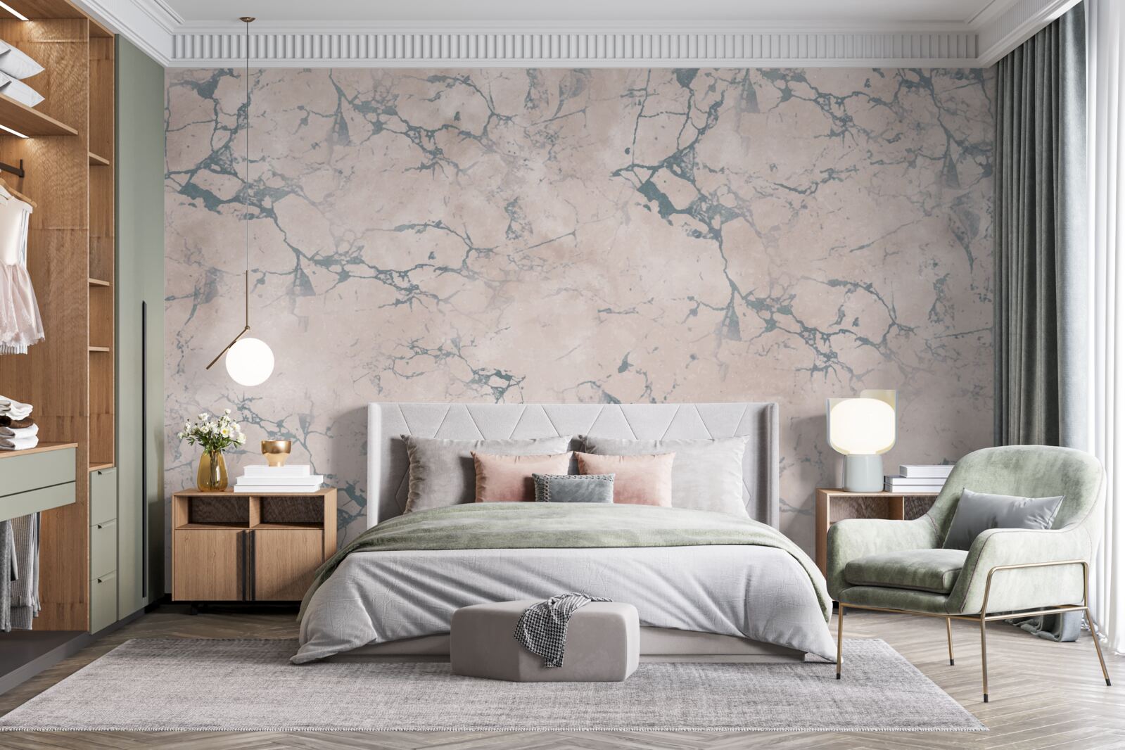 Fototapeta ľahká mramorová textúra