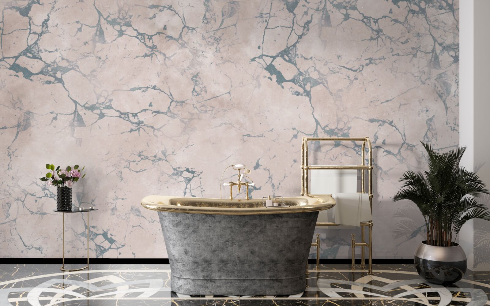 Fototapeta ľahká mramorová textúra