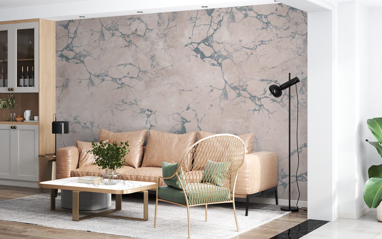 Fototapeta ľahká mramorová textúra