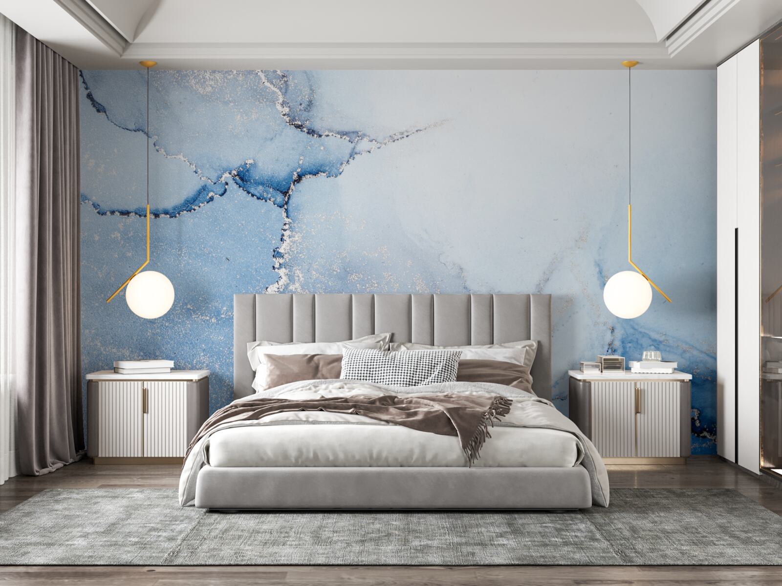 Fototapeta abstraktné pozadie v jemných odtieňoch modrej