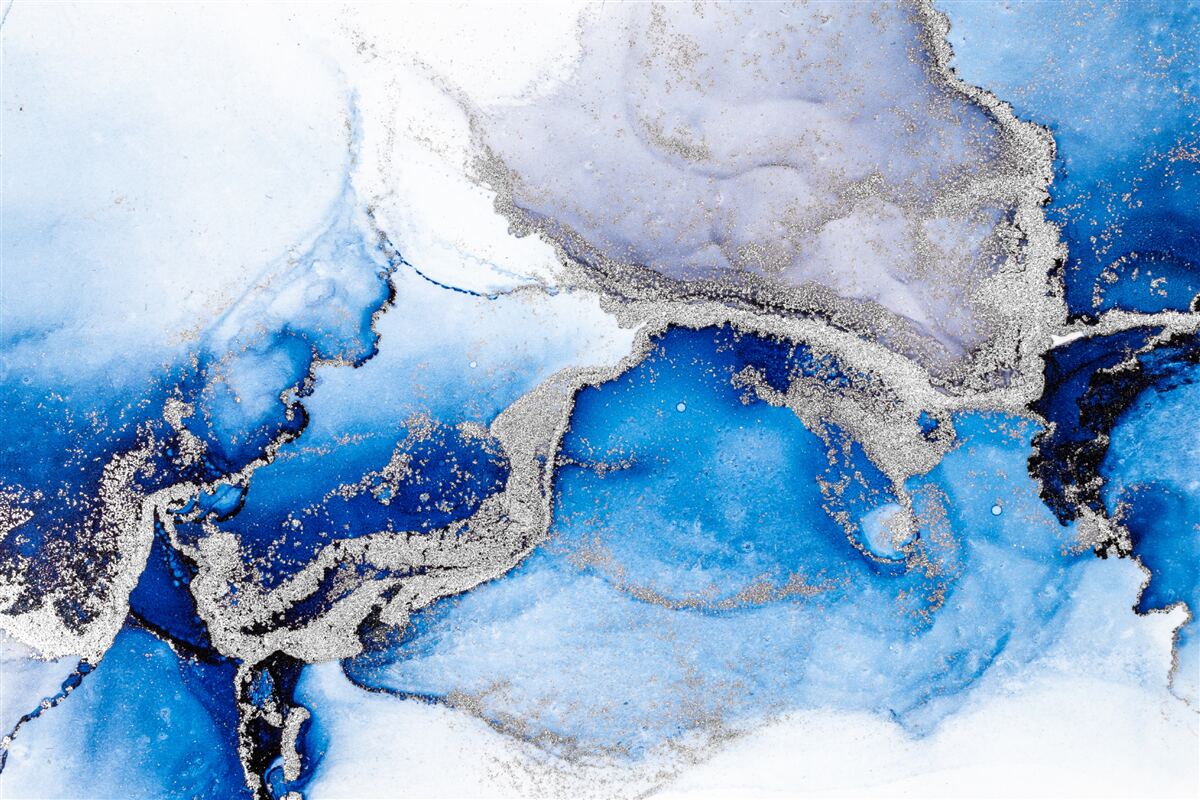 Fototapeta extravagantné abstraktné pozadie v modrom tóne