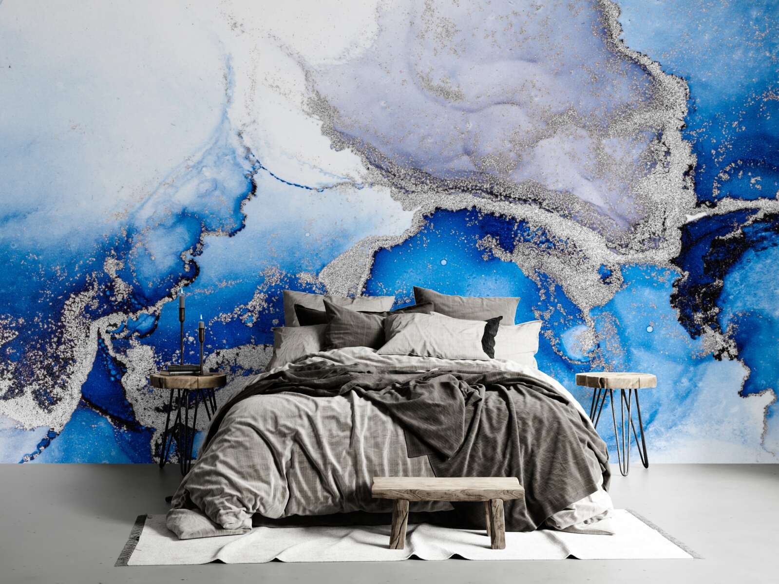 Fototapeta extravagantné abstraktné pozadie v modrom tóne