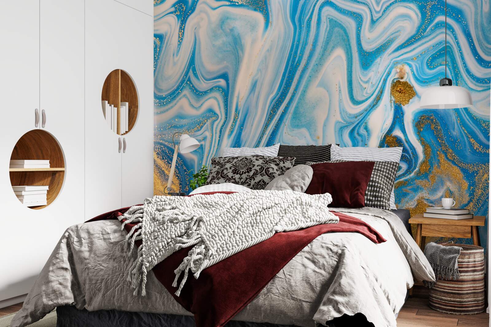 Fototapeta modrý piesok v abstraktnej podobe