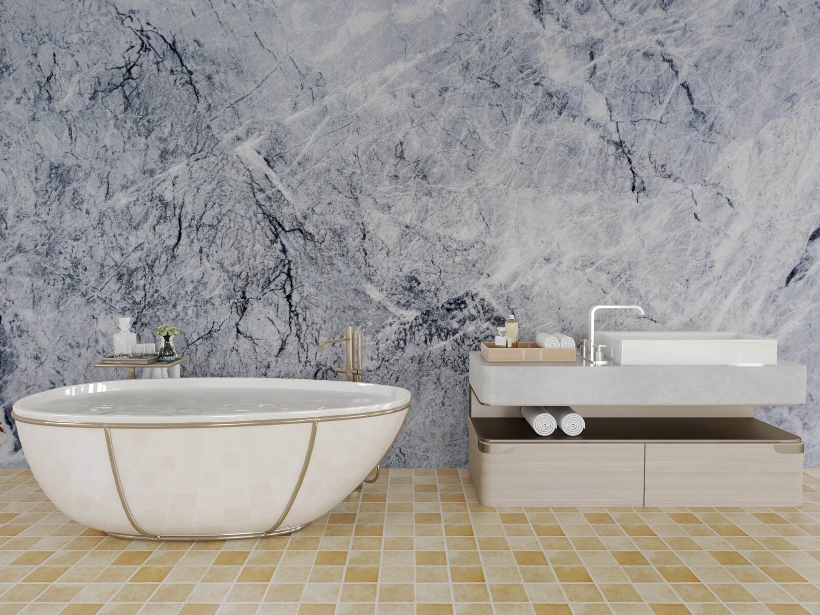 Fototapeta elegantný šedý mramor