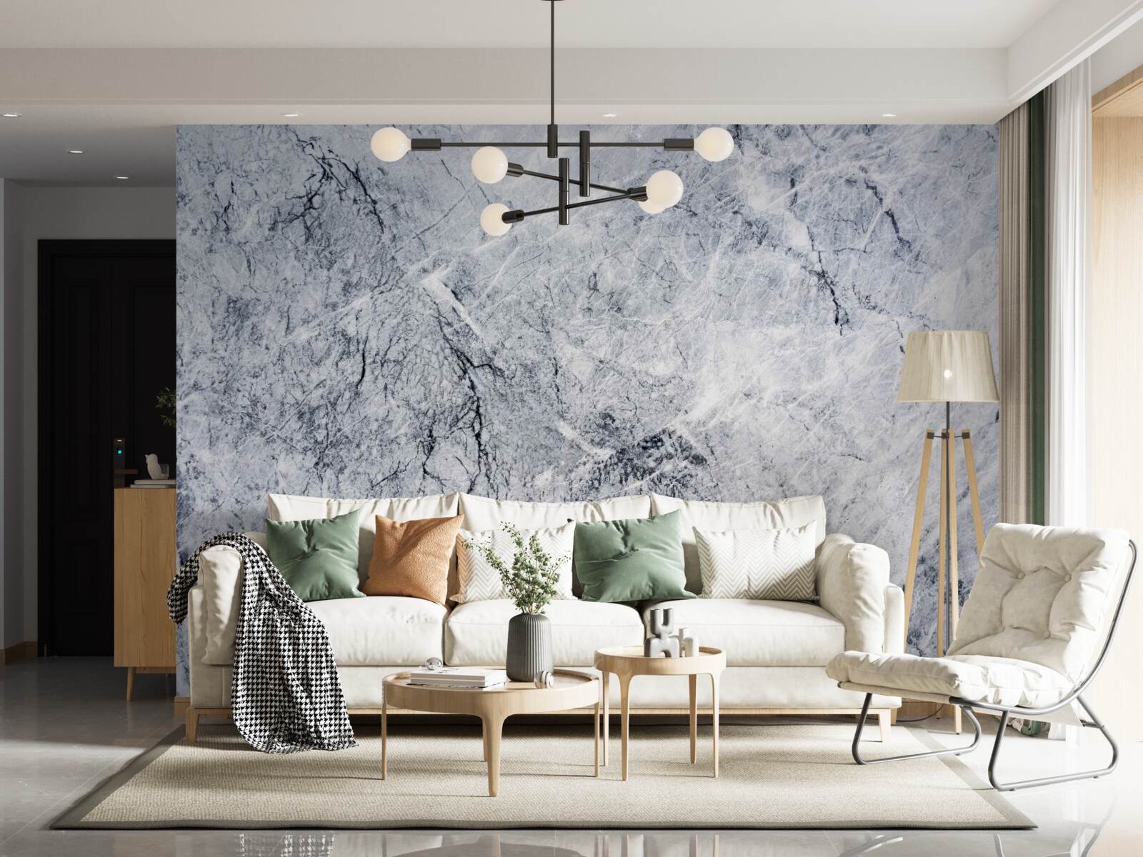 Fototapeta elegantný šedý mramor