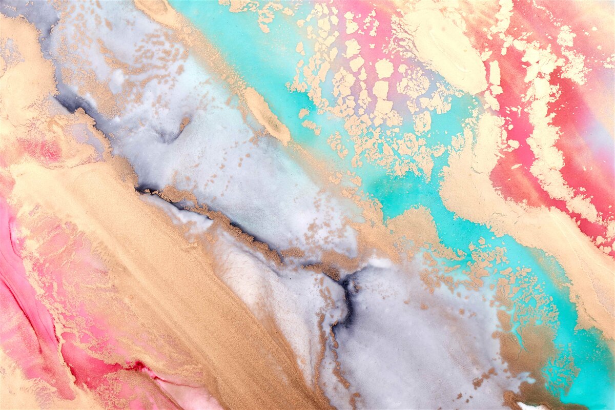 Fototapeta svetlý akvarelový atrament