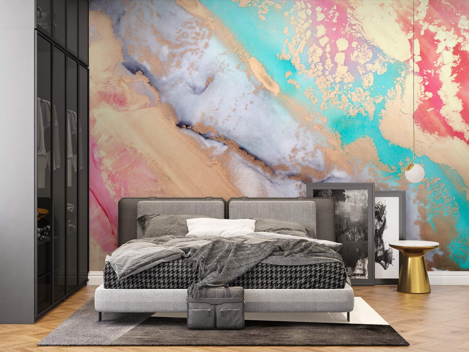 Fototapeta svetlý akvarelový atrament