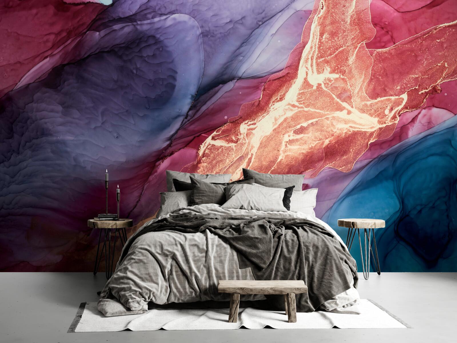 Fototapeta svetlo sfarbený dym