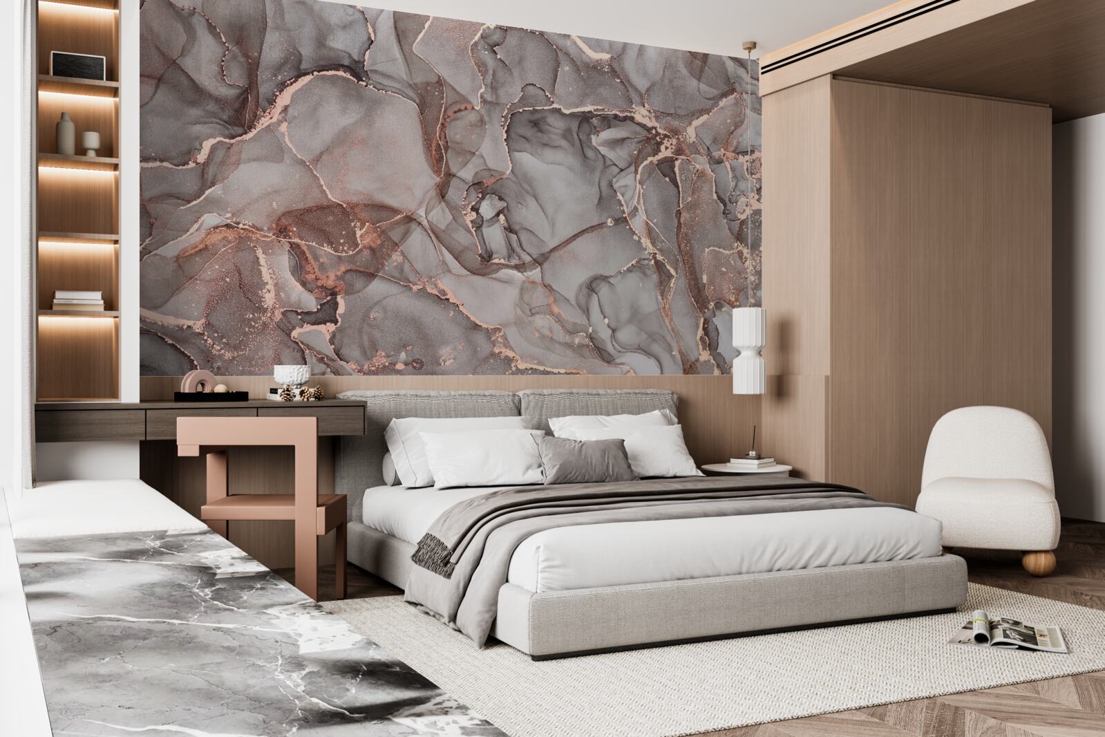 Fototapeta mokrá striebristá kvapalina