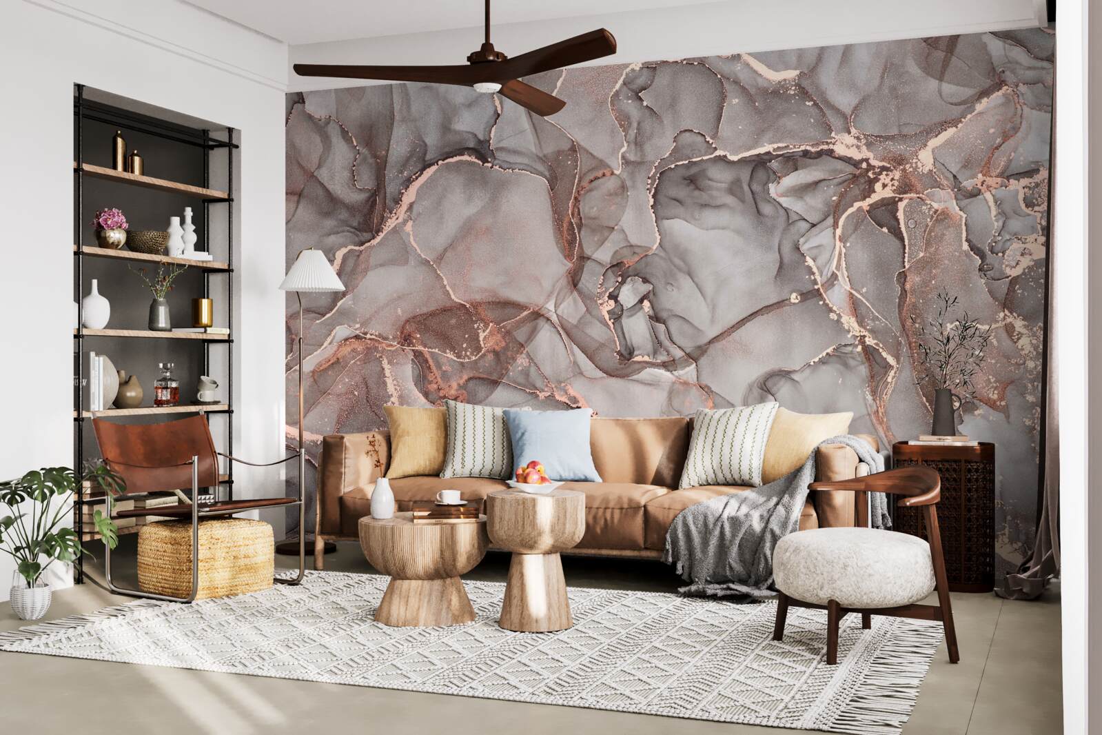 Fototapeta mokrá striebristá kvapalina