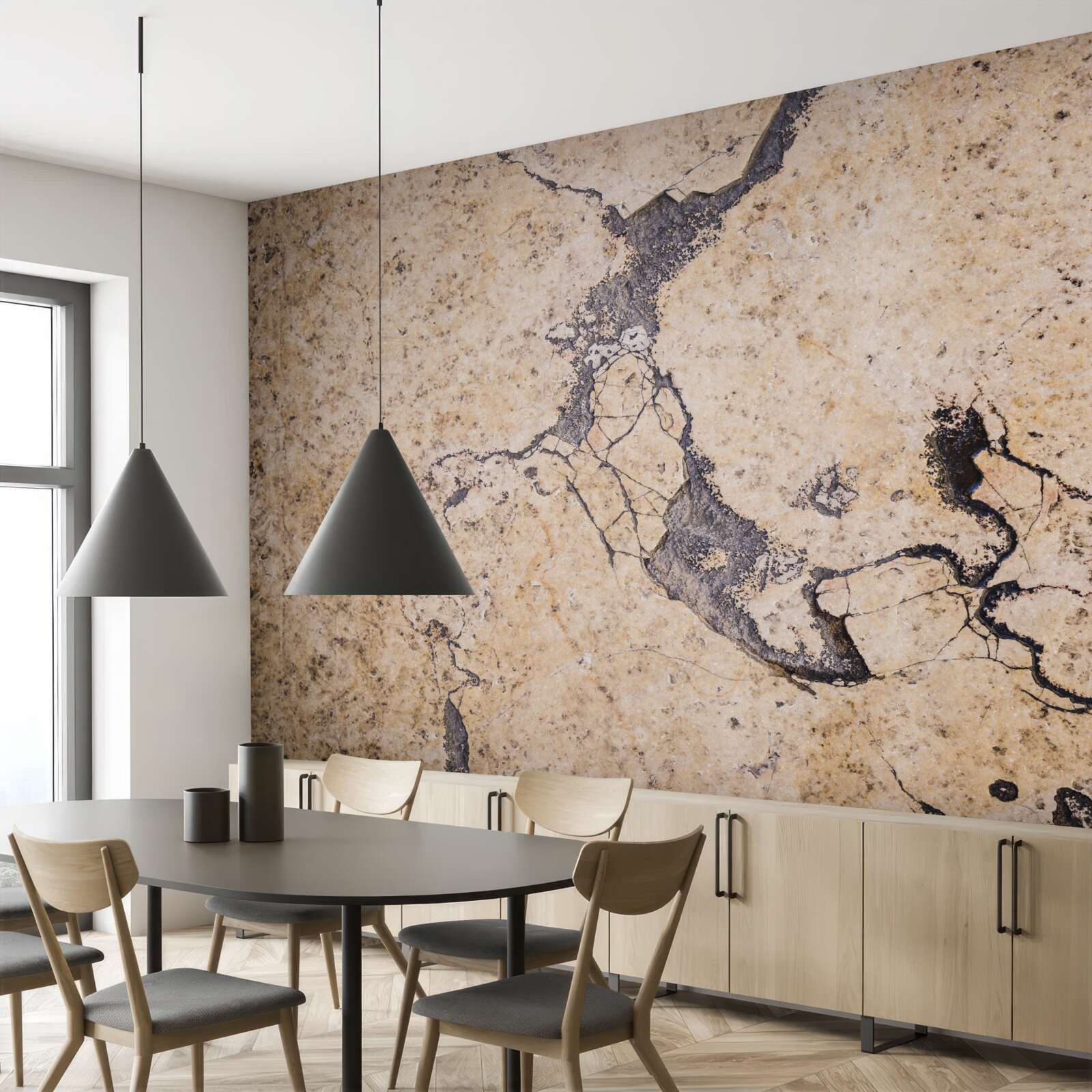 Fototapeta vintage piesková abstrakcia