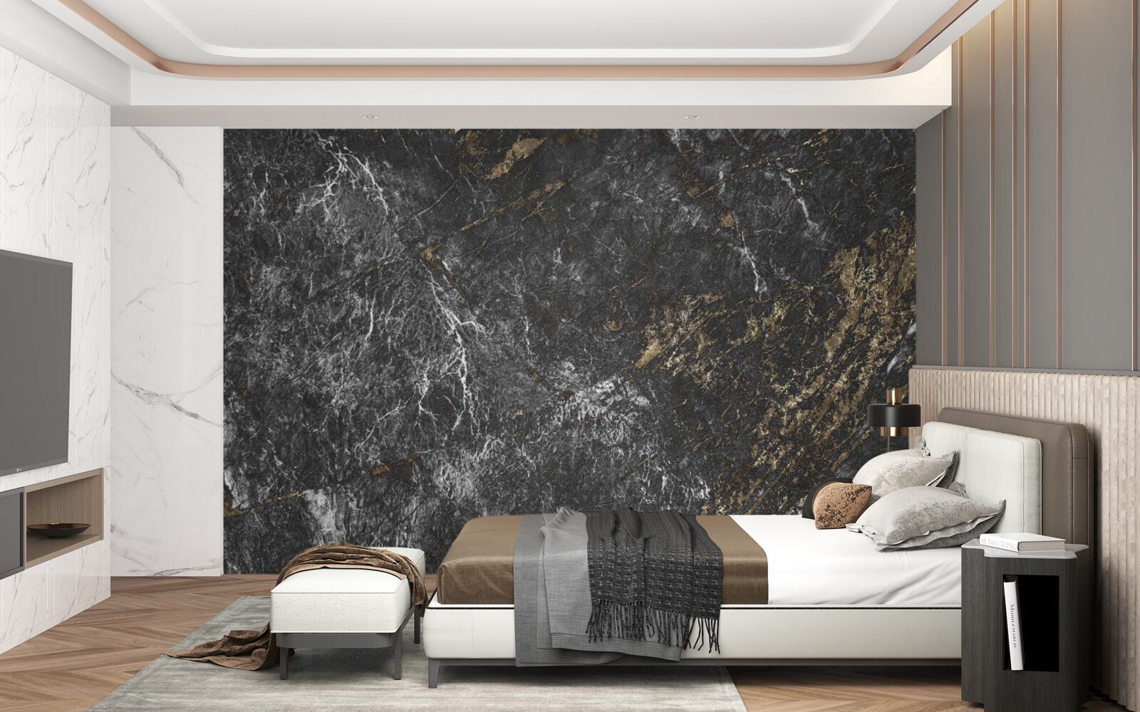 Fototapeta šedé mramorové pozadie