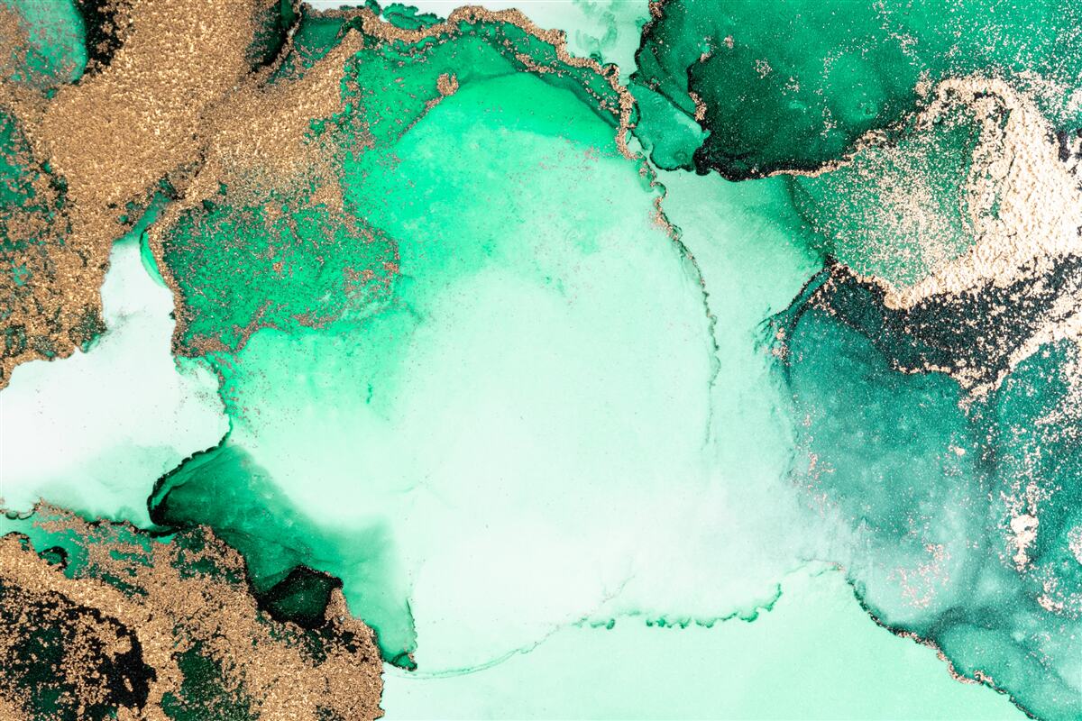 Fototapeta zlaté zelené abstraktné pozadie