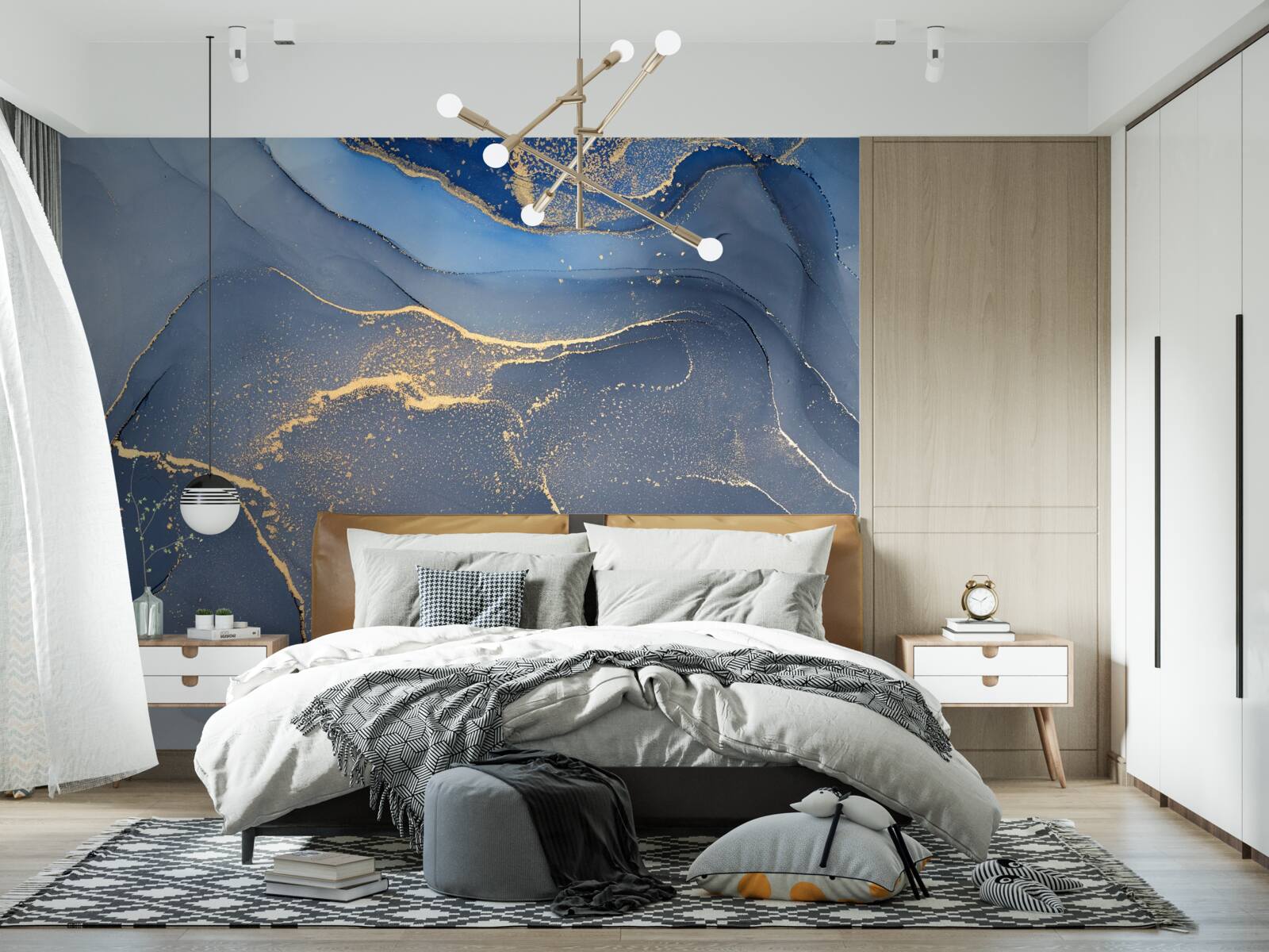 Fototapeta šedo-modré kamenné more