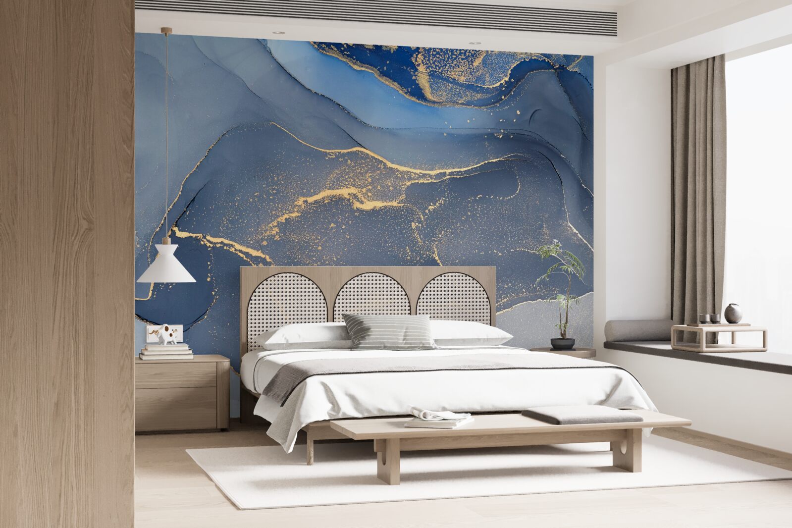 Fototapeta šedo-modré kamenné more