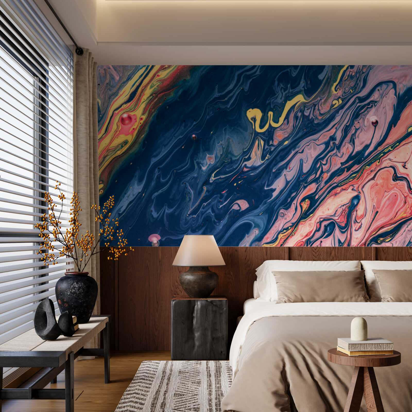 Fototapeta ťažké olejové škvrny