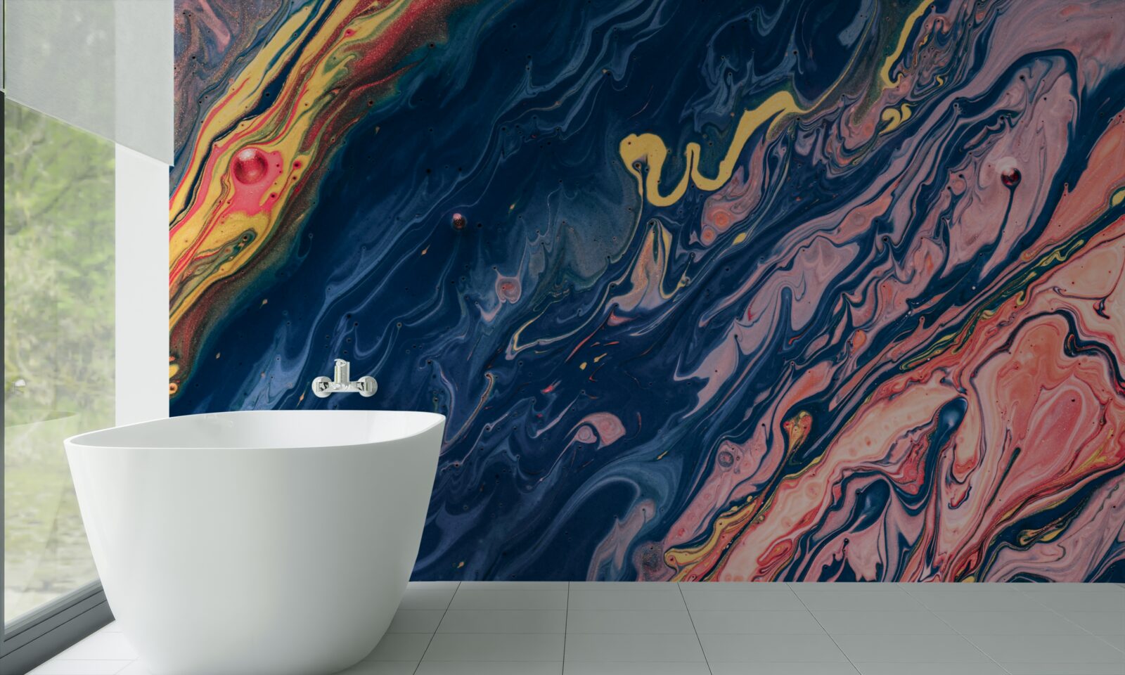 Fototapeta ťažké olejové škvrny