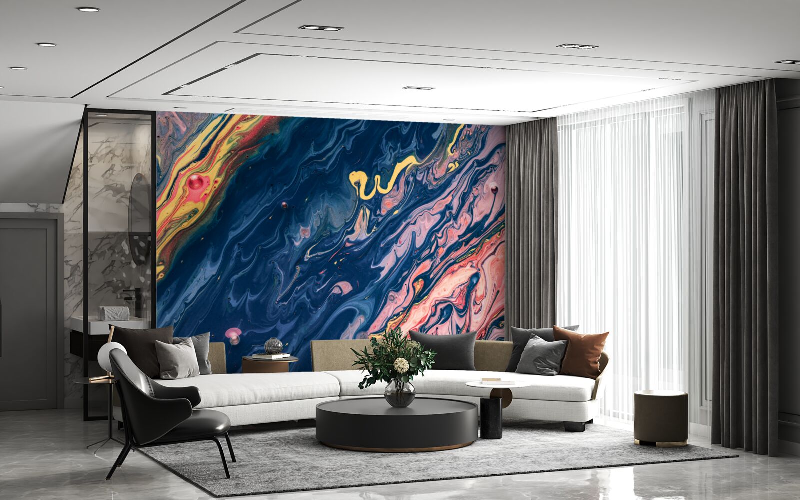 Fototapeta ťažké olejové škvrny