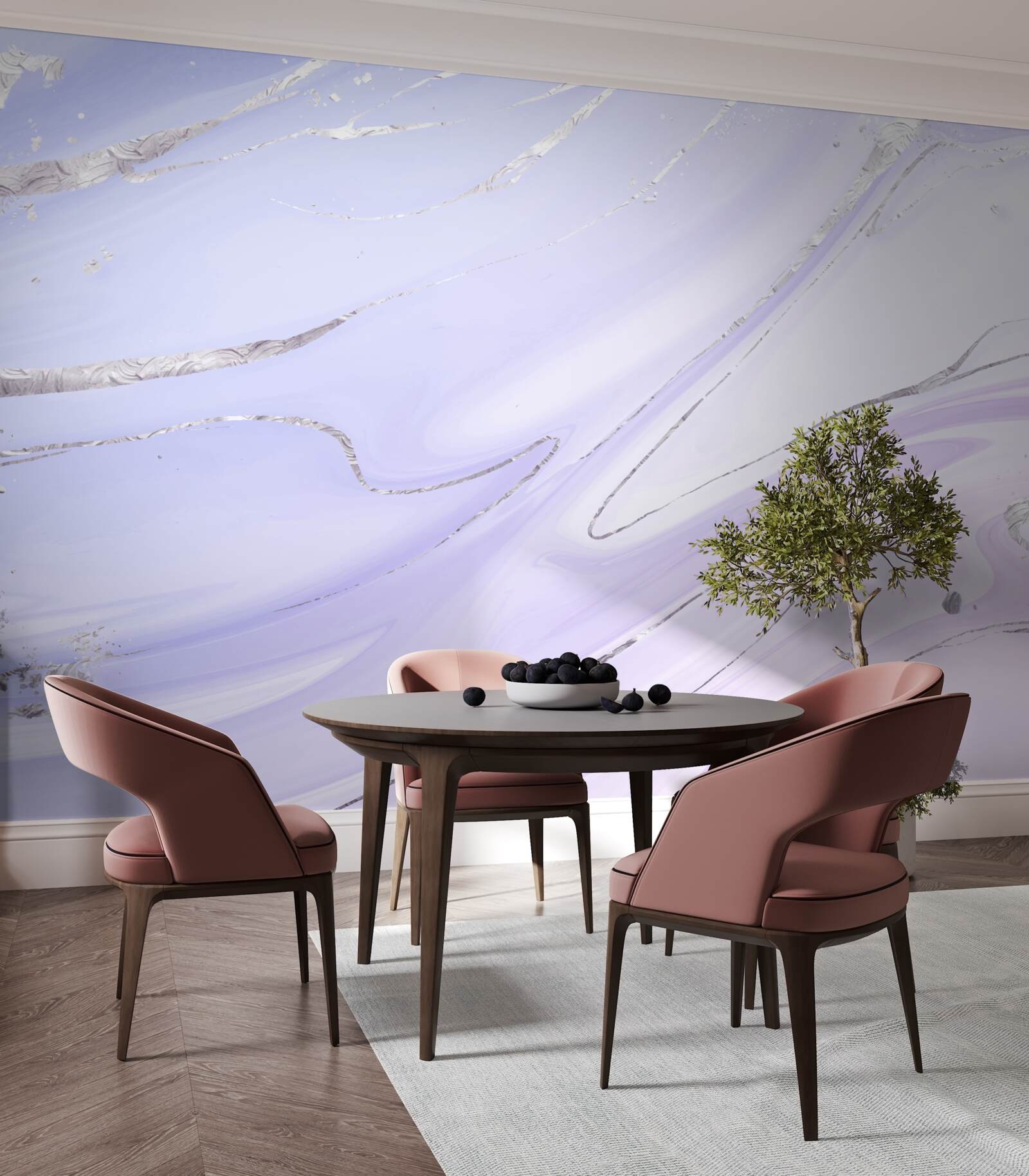 Fototapeta mäkký, tečúci mramor