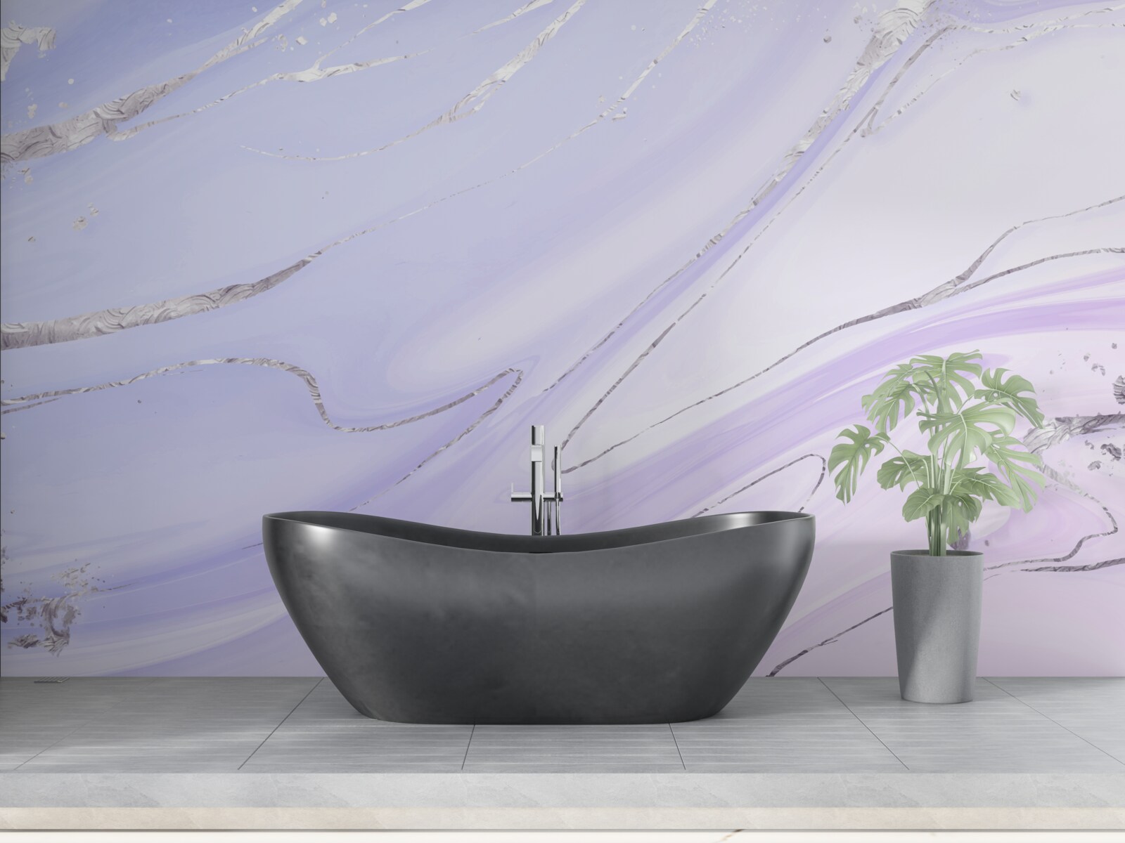 Fototapeta mäkký, tečúci mramor