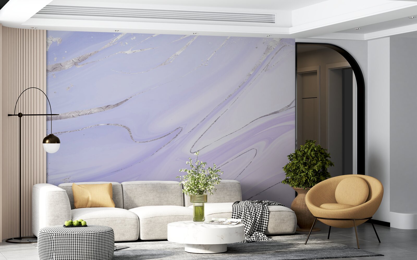 Fototapeta mäkký, tečúci mramor