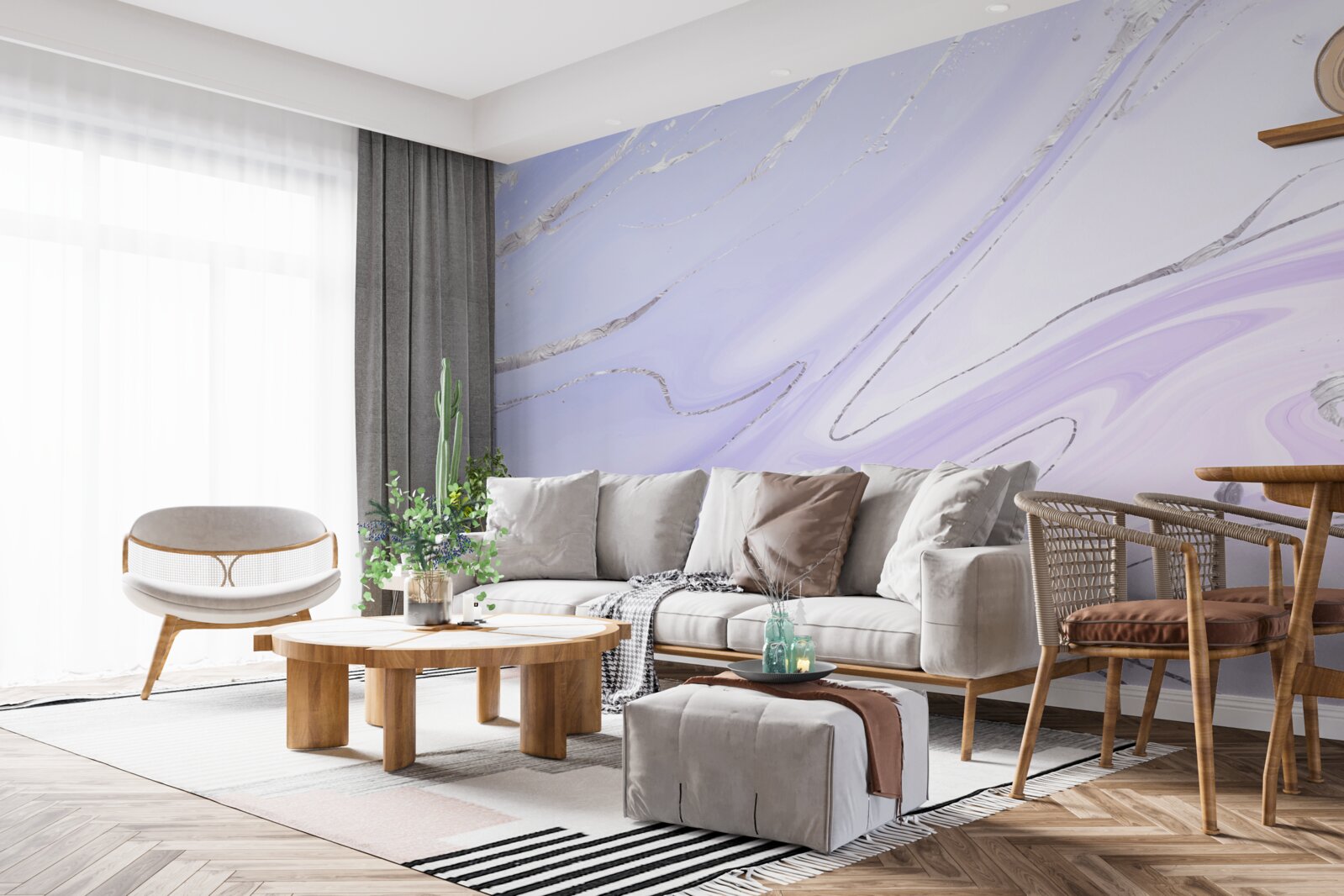 Fototapeta mäkký, tečúci mramor