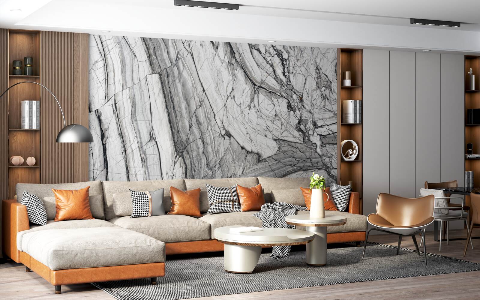 Fototapeta kompozitná mramorová dyha